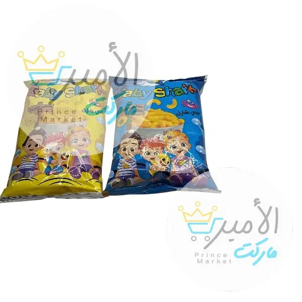 شبسي نكهات  بطعم الفلفل الحلو والجبنة  بيبي شارك 25 جم