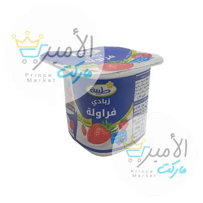 زبادي بنكهة الفراولة طيبة 80 جم