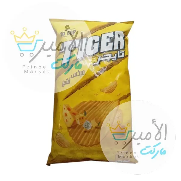 شيبس بنكهة ميكس شيز تايجر عائلي 65 جم