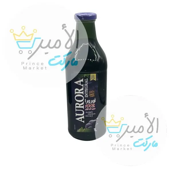 عصير عنب طبيعي اورورا 1 لتر
