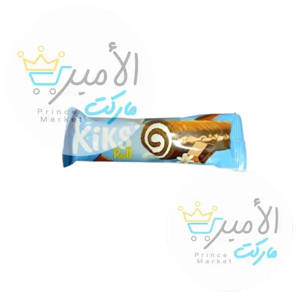 كيكة محشوة بكريم الفانيليا  كيكس رول 30 جم