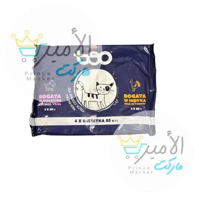 طعام قطط لحم العجل تيو 85 جم