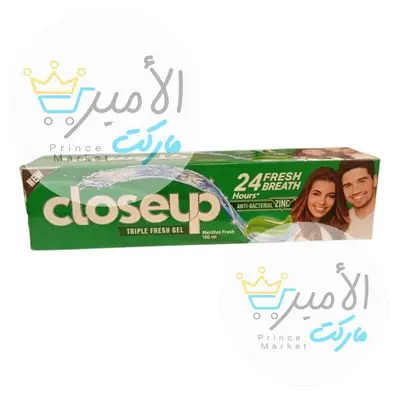 معجون اسنان تركيبة الانتعاش الثلاثي كلوس اب اخضر 100 مل