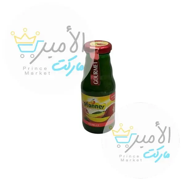 عصير مانجو بفانر زجاج 200 مل