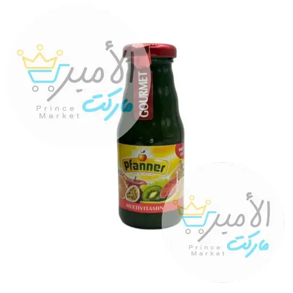 عصير كوكتيل بفانر زجاج 200مل