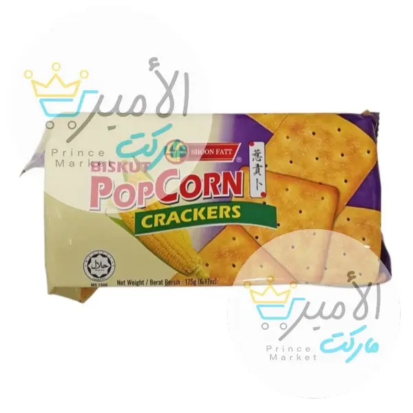 بسكويت كراكر بالذرة شون فات 175 جم