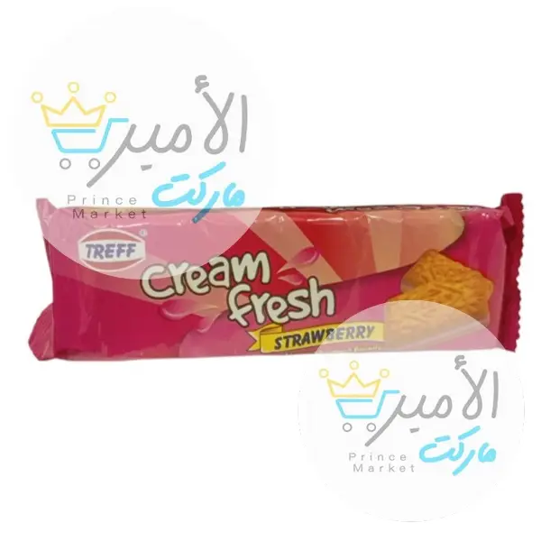 بسكويت بكريمة الفراولة تريف 75 جم