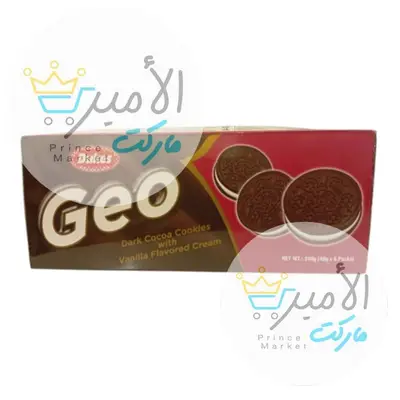 بسكويت بطعم الكاكاو و كريمة الفانيليا جيو دوكيس 240 جم