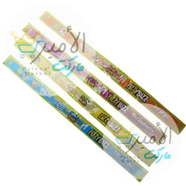 حلوى جيلي شريط فيزي بيزز نكهات 15 جم