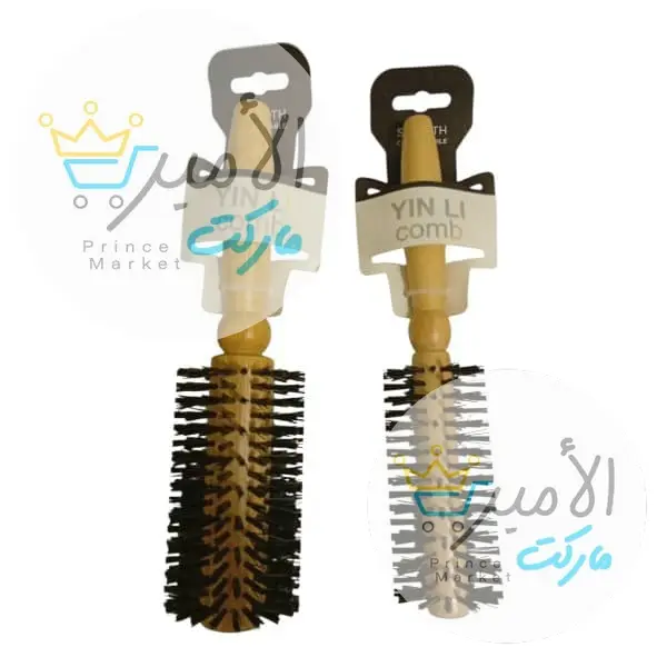 فرشة استشوار خشبية يين لي كومب