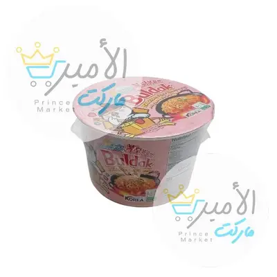 نودلز اندومي كوري سام يانج كاربونارا بنكهة دجاج الحار بيج باول 105 جم