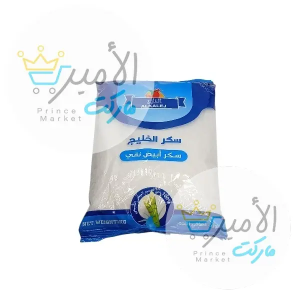 سكر خشن ابيض الخليج 1 كغ