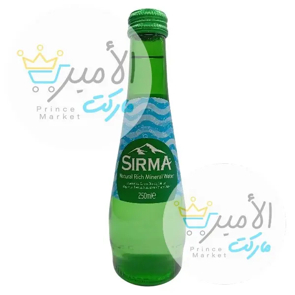 مياه غازية طبيعية غنية بالمعادن سيرما 250 مل