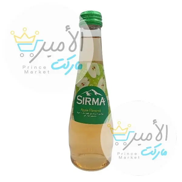 مياه غازية طبيعية بنكهة التفاح سيرما 250 مل