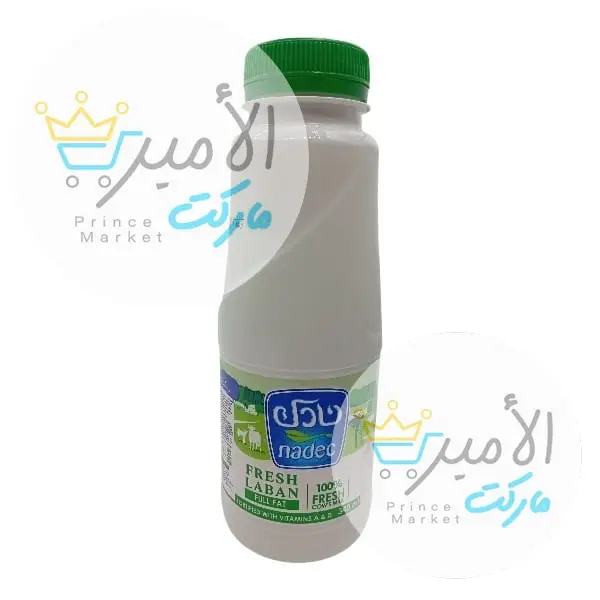 لبن نادك كامل الدسم قنينة 340 مل