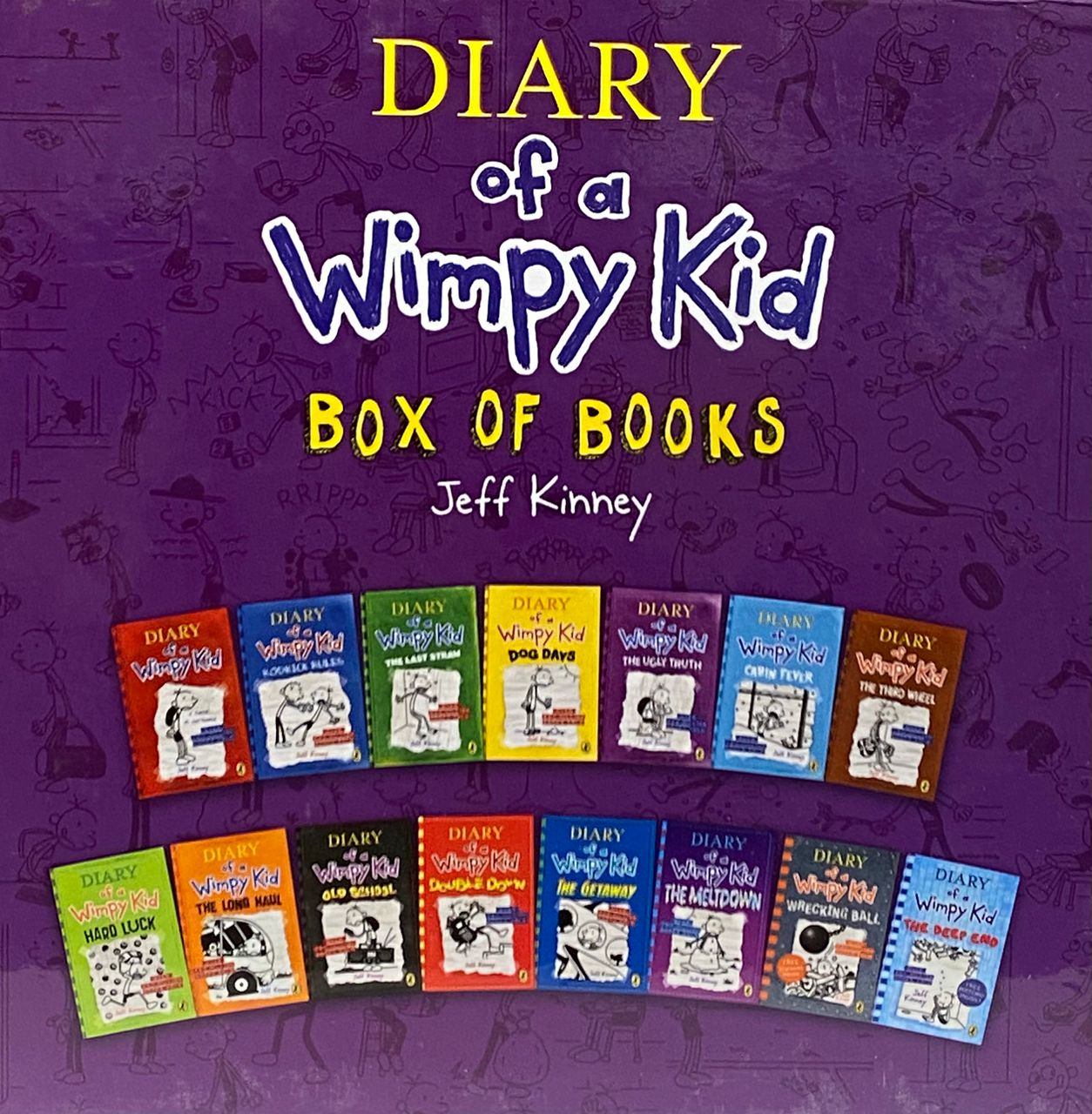 DAIARY OF A WIMPY KID - BOX OF BOOKS