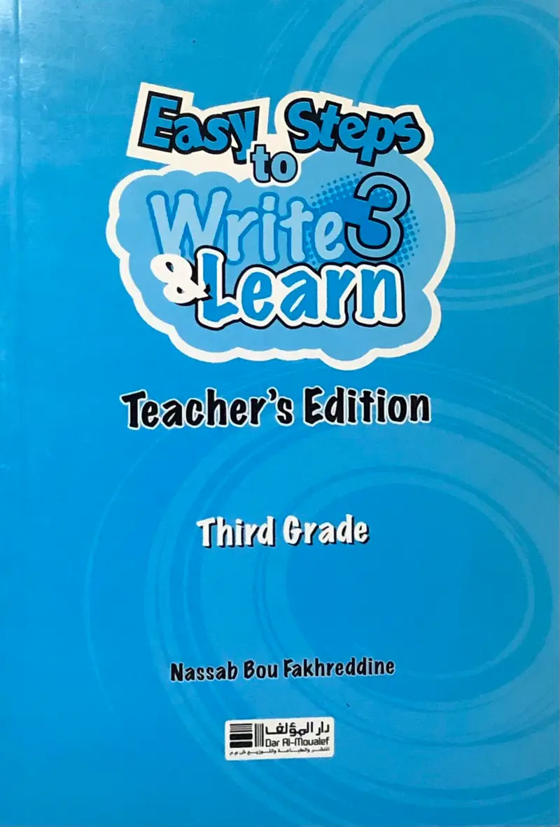 Easy Steps to Write and Learn 3 Third Grade