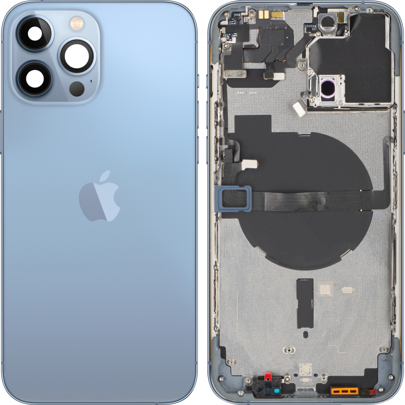 IPHONE FREM COMP 13 PRO MAX ازرق خلع