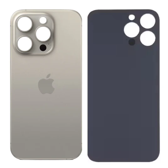 IP 15 PRO MAX BACK COVER تيتانيوم كوبي