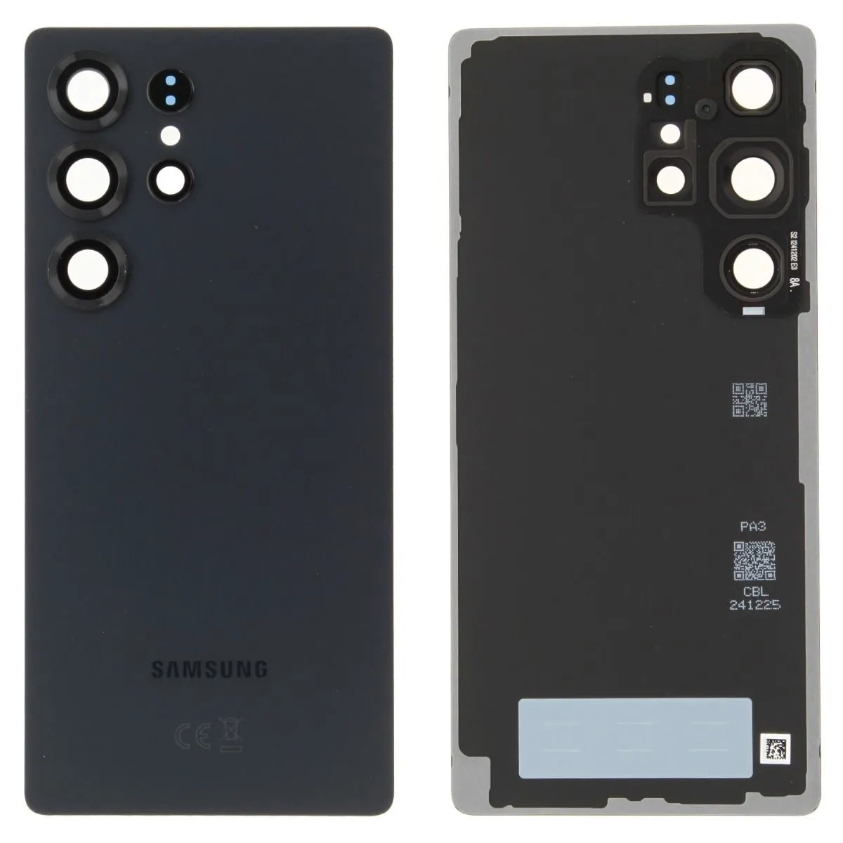 S25 ULTRA BLACK اسود BACK COVER