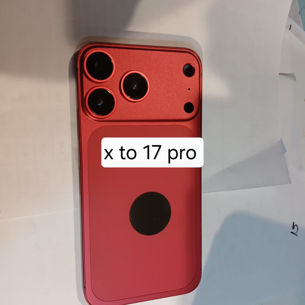 مكياج من X الي 17 PRO الون احمر