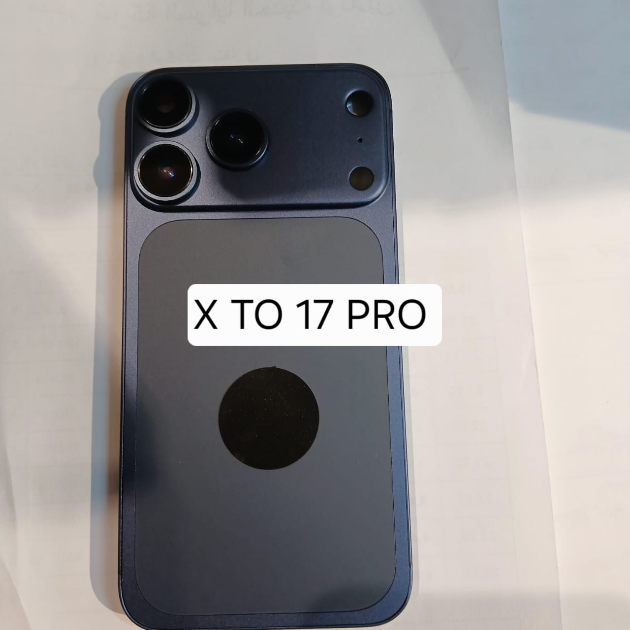 مكياج من X الي 17 PRO الون ازرق