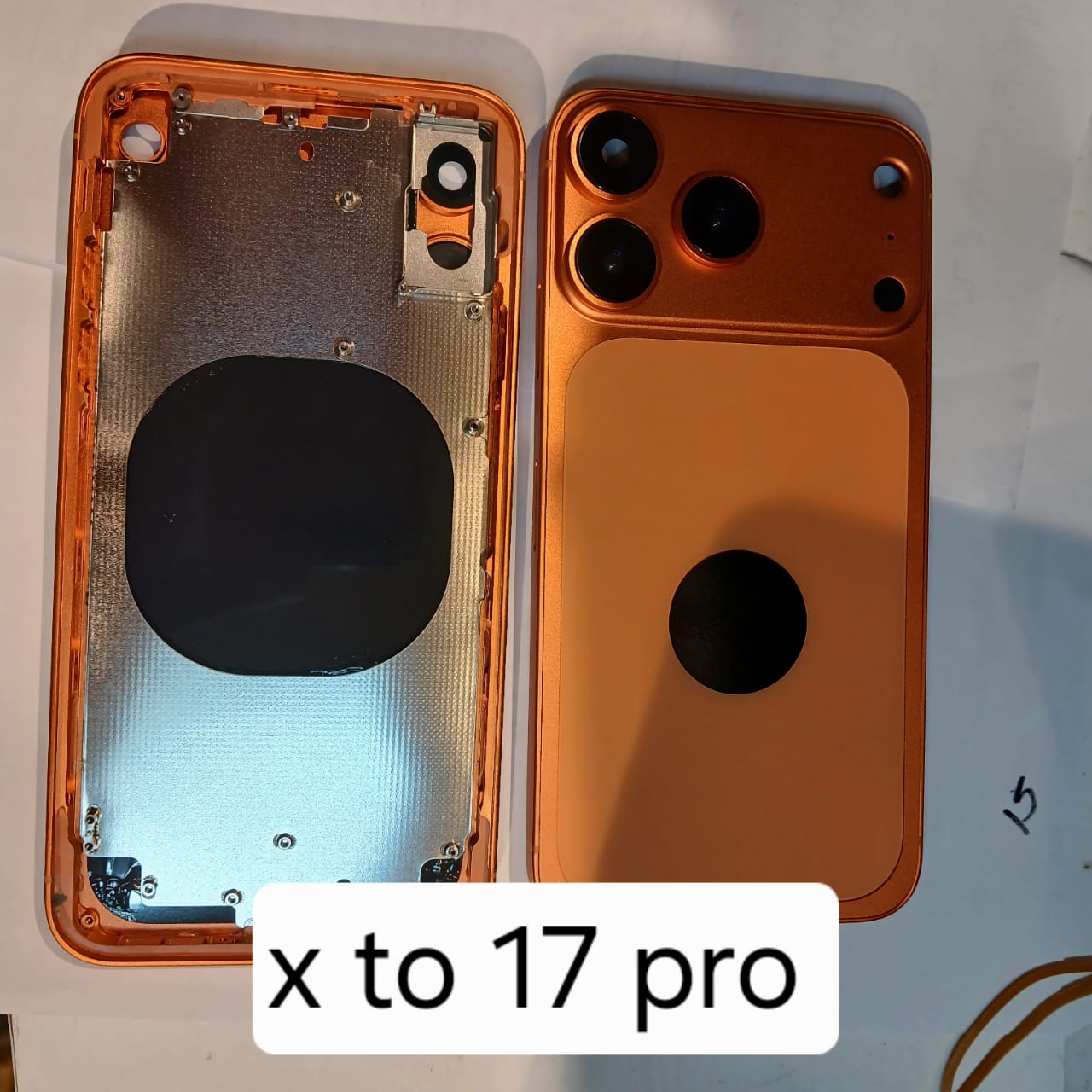 مكياج من X الي 17 PRO الون برتقالي