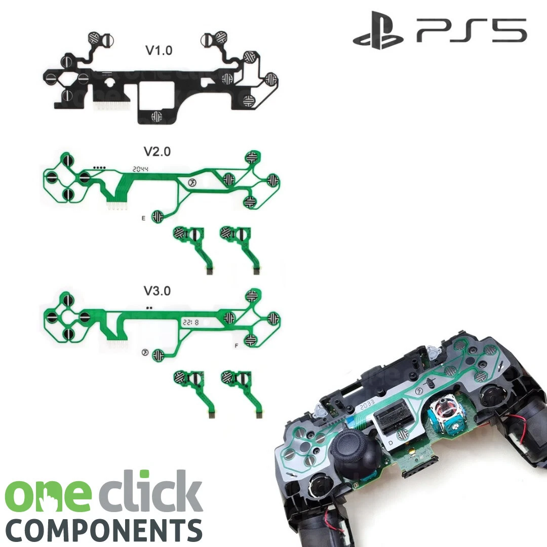FOR PLAYSTATION 5 PS5 CONTROLLER CONDUCTIVE FILM BUTTON MEMBRANE - ALL VERSIONS