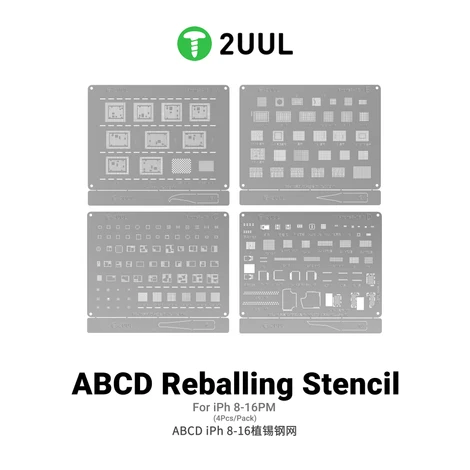 2UUL BG01 ABCD REBALLING STENCIL