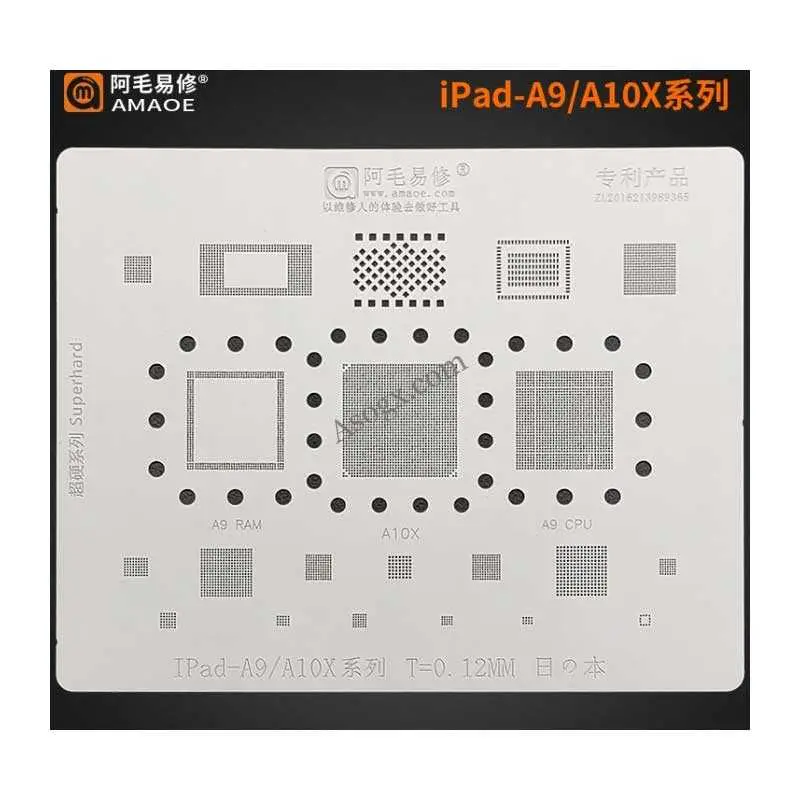 IPAD A9-A10X   شبلونة