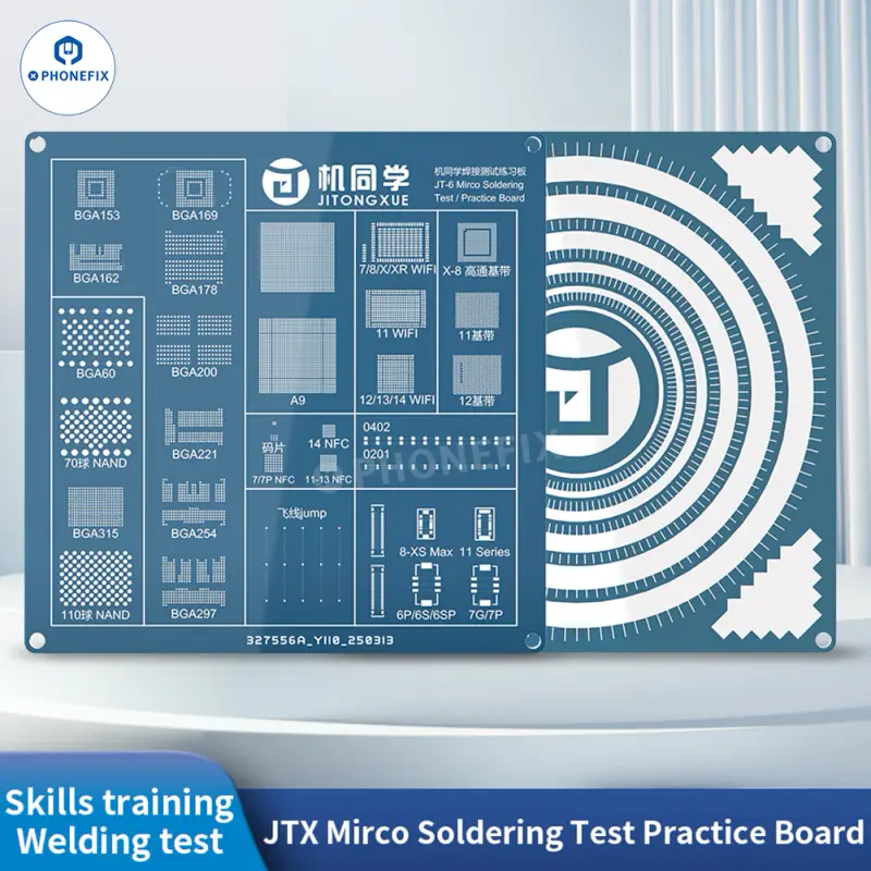 JTX JT-6 Phone PCB BGA Soldering Test Practice Board