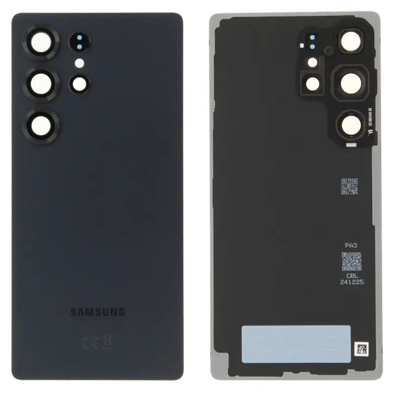 S25 ULTRA   اسود BACK COVER