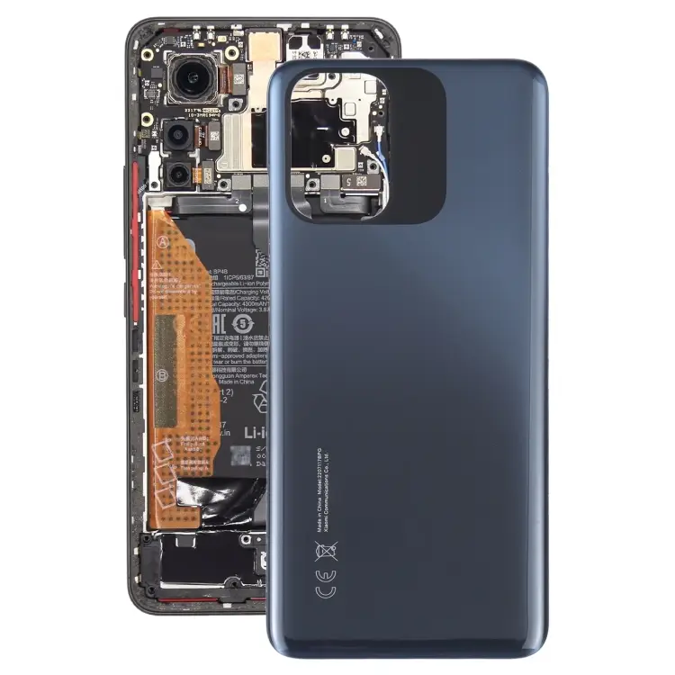 غطاء  BACK COVER MI POCO M5S اسود
