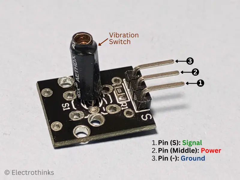 KY-002 VIBRATION SWITCH MODULE