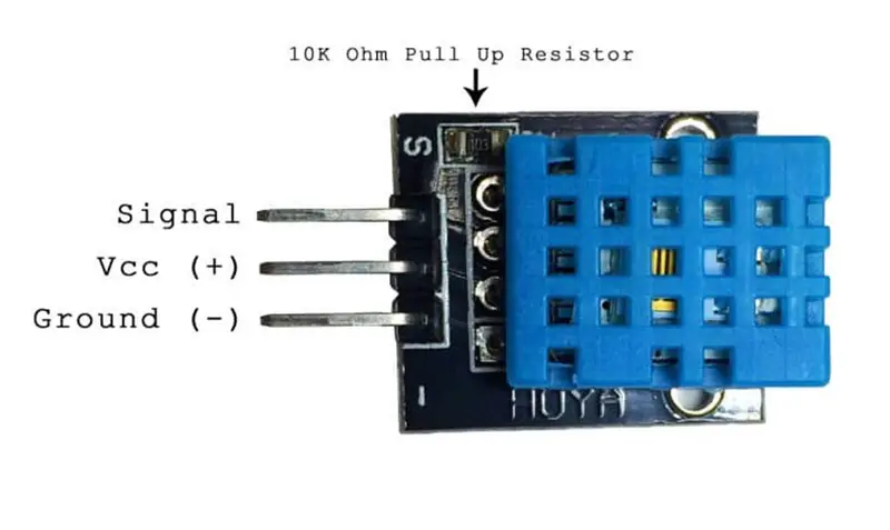 DHT22 HUMIDITY AND TEMPERATURE SENSOR حساس حرارة و رطوبة