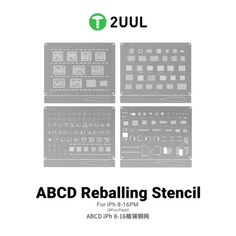 2UUL BG01 ABCD REBALLING STENCIL