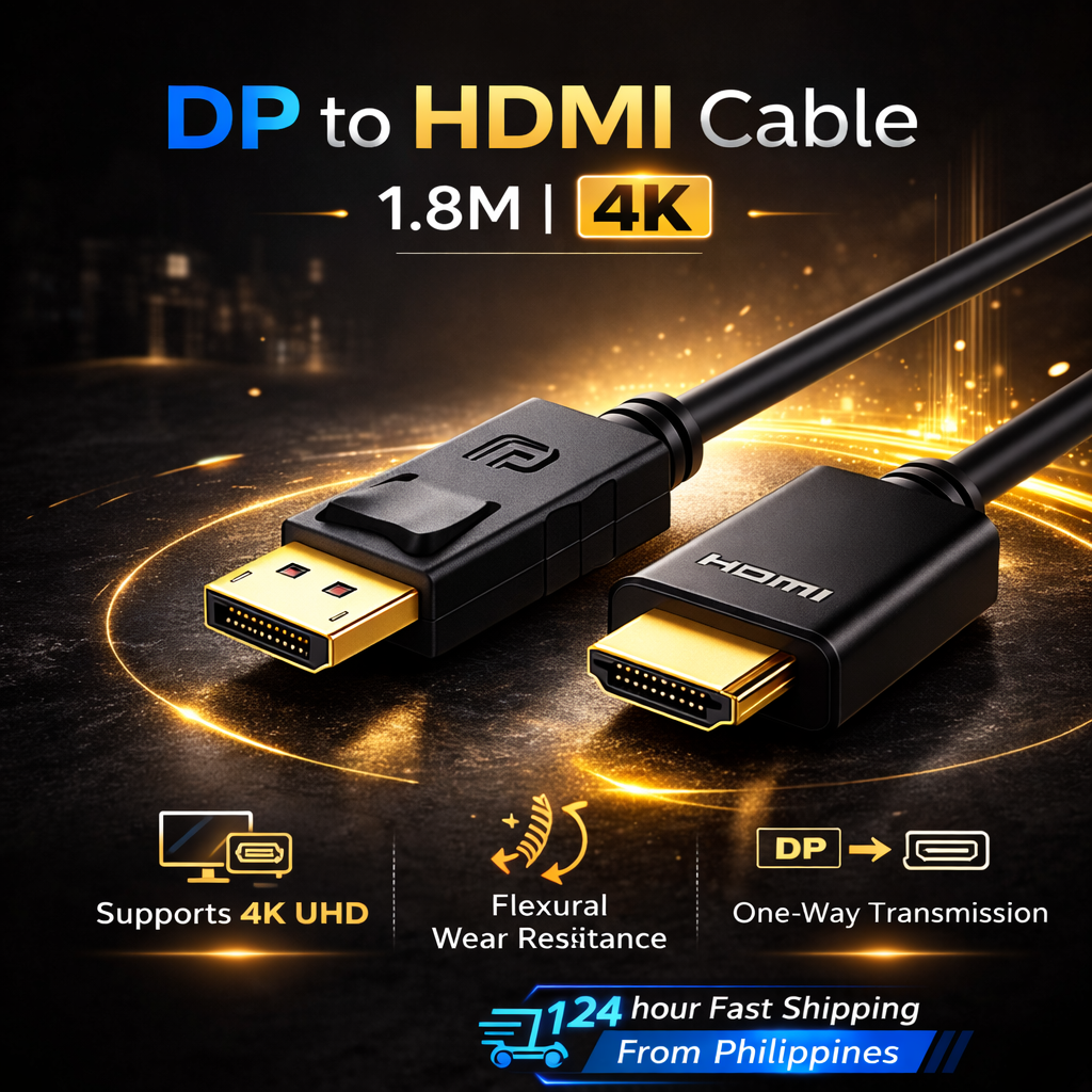 DP TO HDMI CAPLE 1.8M 4K