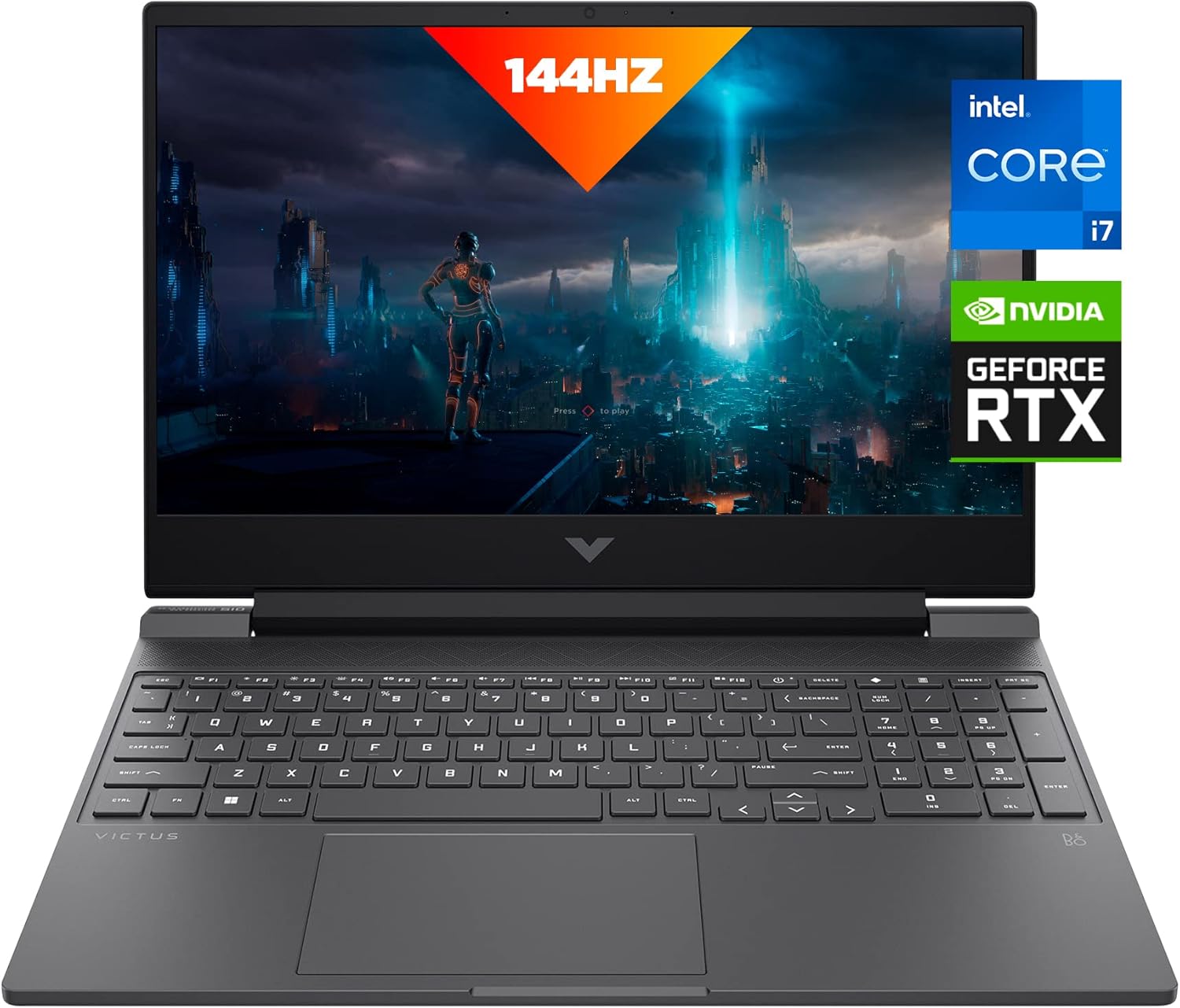 HP VICTUS 16- I7 جيل 11 - RAM 16GB - RTX 3060 - شاشة 15.6
