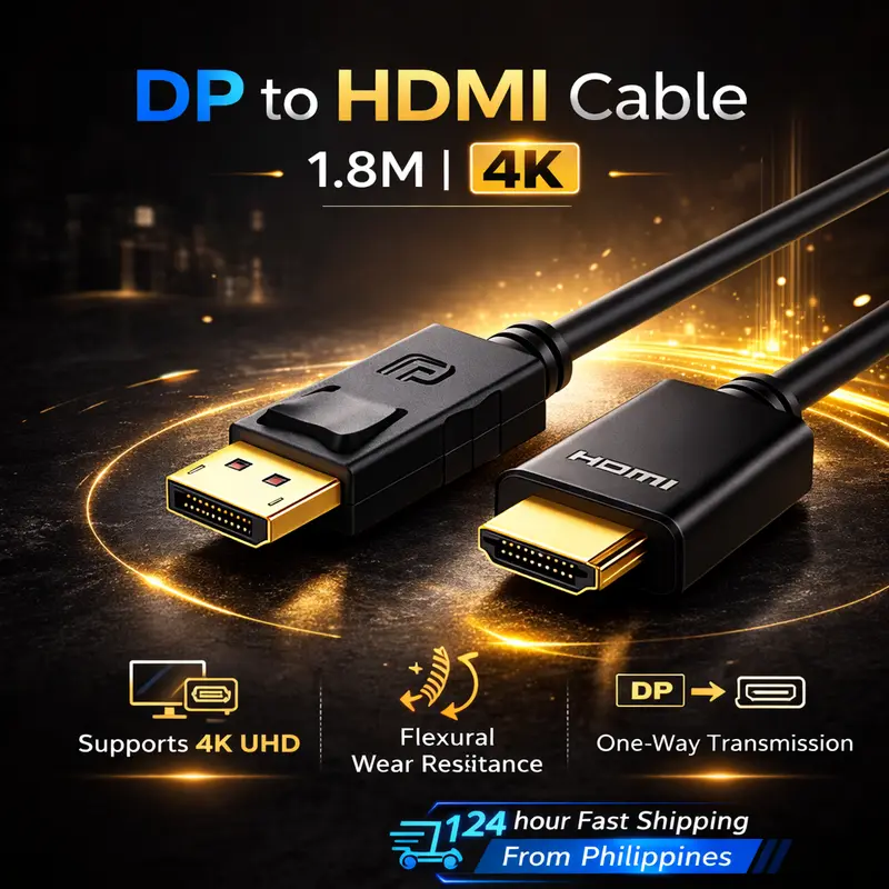 DP TO HDMI CAPLE 1.8M 4K
