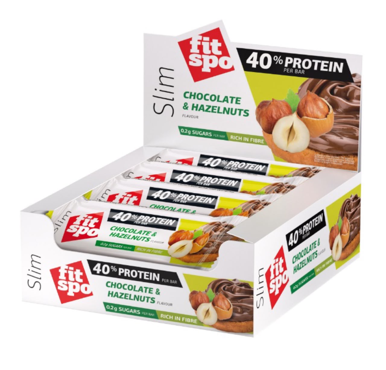 FIT SPO PROTIEN HAZLNUT 50 G * 12 ADD
