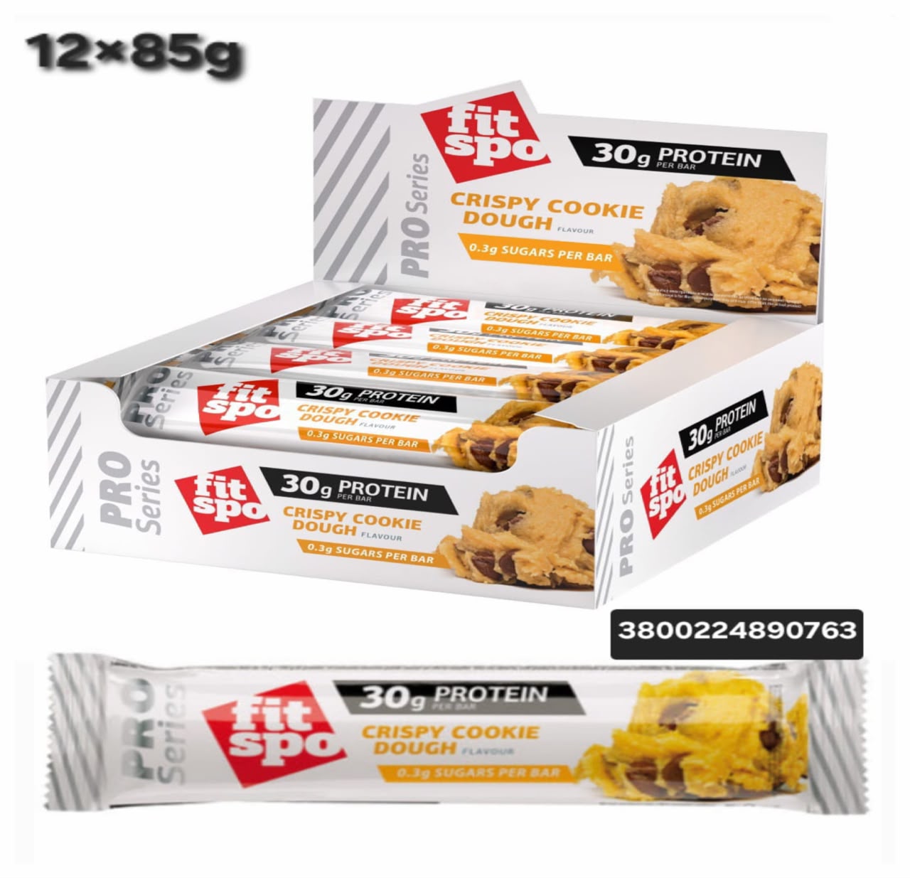 FIT SPO PROTIEN CRISPY 85G * 12 ADD