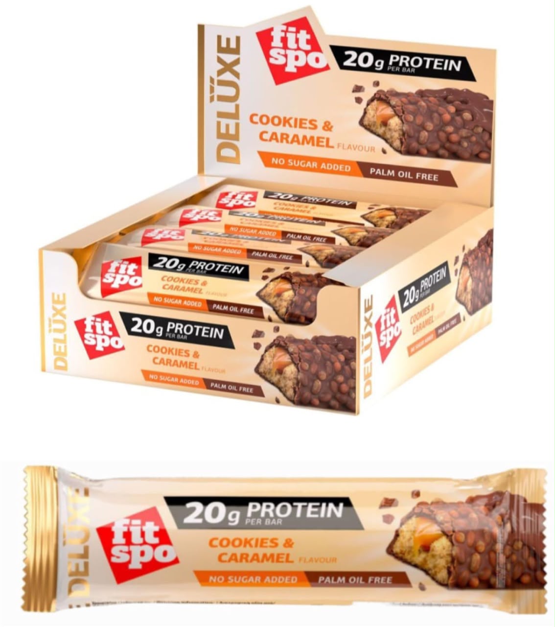 FIT SPO PROTIEN CRUNCHY CHOCLAT 60G* 12 ADD