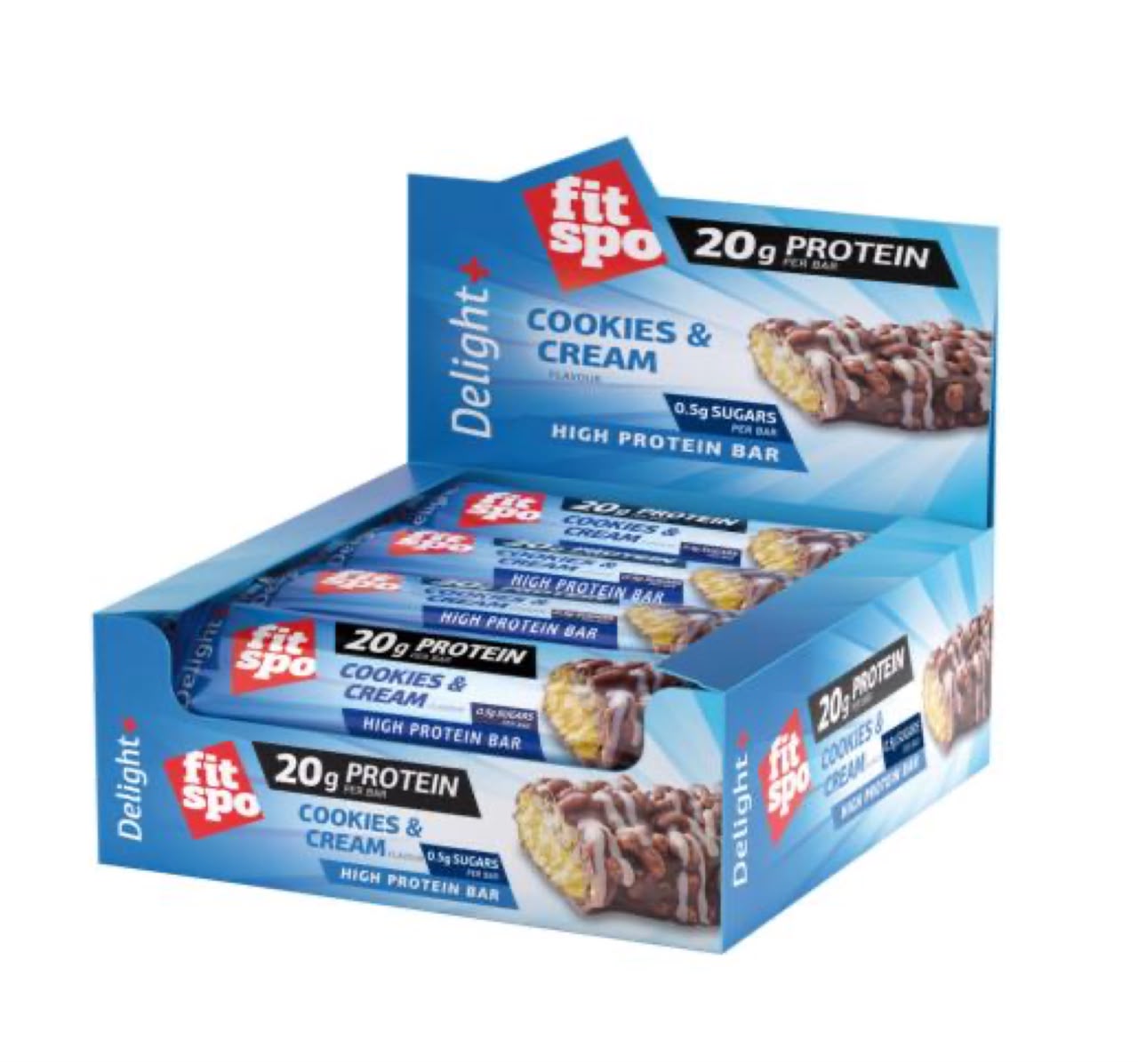 FIT SPO PROTIEN COOKIKES Cream 60G* 12 ADD